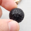 Natural Obsidian Carved butterfly Pendant Bead 22*22*22mm, 13.2g