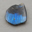 Natural Blue Labradorite Carved Ancient Egypt Queen Cabochon 35*35*10mm, 18.5g