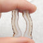 Natural Blue Lace Agate Earring Beads 34*11*3mm, 3.7g