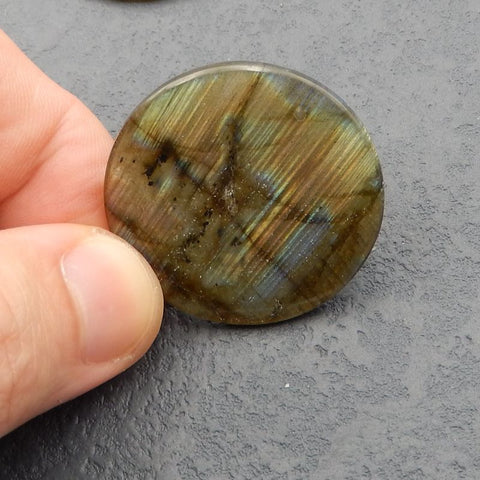 Natural Labradorite Earring Beads 36x3mm, 18g