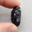 Natural Obsidian Carved Buddha Pendant Bead 35*17*8mm, 6.8g