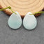 Natural Amazonite Earring Beads 20x15x2mm, 3.2g