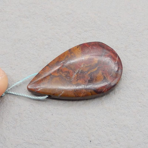 Natural Ocean Jasper Pendant Bead 39*23*7mm, 9.2g