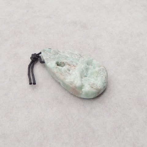 Nugget (Rough Sides) Natural Hemimorphite Gemstone Pendant Bead