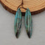 Natural Chrysocolla Earring Beads 45*9*5mm, 5.6g