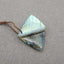 Natural Labradorite Earring Beads 25*21*5mm, 6.8g