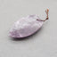 Natural Purple Jasper Pendant Bead 49*30*10mm, 21g