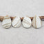 4 PCS Natural Hemimorphite Pendant Beads 30*20*3mm, 28*20*2mm, 13.0g