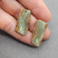 Natural Chrysoprase Earring Beads 37X16X4mm, 7.6g