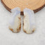 Natural Blue Lace Agate Earring Beads 38*19*3mm, 7.3g