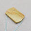 Natural Serpentine Pendant Bead 34*23*4mm, 5.7g