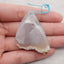 Natural Drusy Blue Lace Agate Pendant Bead