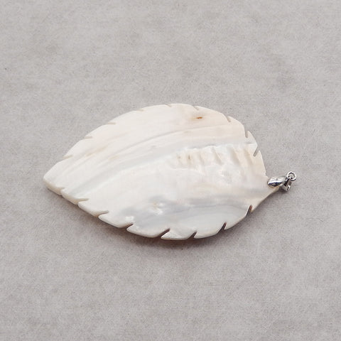 Natural M.O.P (Mother Of Pearl) Gemstone Pendant Bead