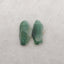 2 PCS Nugget (Rough Sides) Natural Green Chalcedony Gemstone ,28x14x4mm, 7g