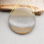 Natural Landscape Jasper Pendant Bead 41*41*6mm, 19.2g