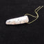 Natural Quartz Pendant Bead 48*17*13mm, 9.9g