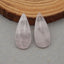 Natural Rose Quartz Earring Beads 29*11*4mm, 4.2g