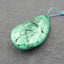 Perle pendentif malachite, 41x23x12mm, 17g