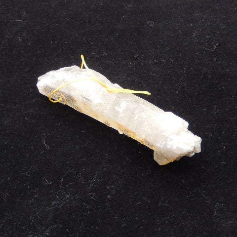 Natural Quartz Pendant Bead 72*18*15mm, 25.7g