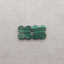 Malachite Four Leaves, Malachite Cabochon Beads,DIY Jewelry Making, 11x2mm,1.6g