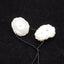 Natural White Geode Quartz Druzy Earring Beads 20X18X6mm, 7.1g