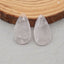 Natural Rose Quartz Earring Beads 29*11*4mm, 4.2g