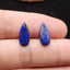 Natural Lapis Lazuli Earring Beads 17*7*2mm, 1.1g