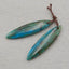 Natural Chrysocolla Earring Beads 45*9*5mm, 5.6g