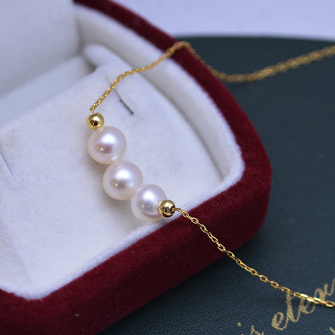 Gomggsale Freshwater Pearl Necklace Pendant Fashion Necklaces for Women