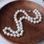 Gomggsale Freshwater Pearl Necklace with Silver Clasp Fashion Jewelry Necklaces