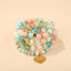 BITEFU Bohemian ethnic style retro fashion multi-layer bracelet crystal peach heart beaded ladies hand jewelry necklace