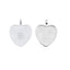 BITEFU Heart-shaped pendant base Retro alloy DIY jewelry accessories Love time gem pendant