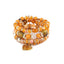 BITEFU Bohemian ethnic style retro fashion multi-layer bracelet crystal peach heart beaded ladies hand jewelry necklace