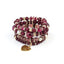 BITEFU Bohemian ethnic style retro fashion multi-layer bracelet crystal peach heart beaded ladies hand jewelry necklace