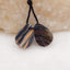 Natural Brazil Agate Earring Beads 15X11X3mm, 2.1g