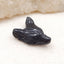 Natural Obsidian Carved wolf head Pendant Bead 21x16x8mm, 2.6g