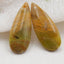 Natural Yellow Opal Earring Beads 31x11x5mm, 3.7g