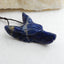 Natural African Sodalite Carved Wolf Head Pendant Bead 46x29x15mm, 17.5g