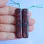 Natural Wonder Stone Earring Beads 53x11x4mm, 9.2g