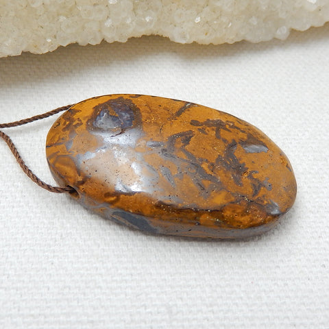 Natural Boulder Opal oval Pendant Bead