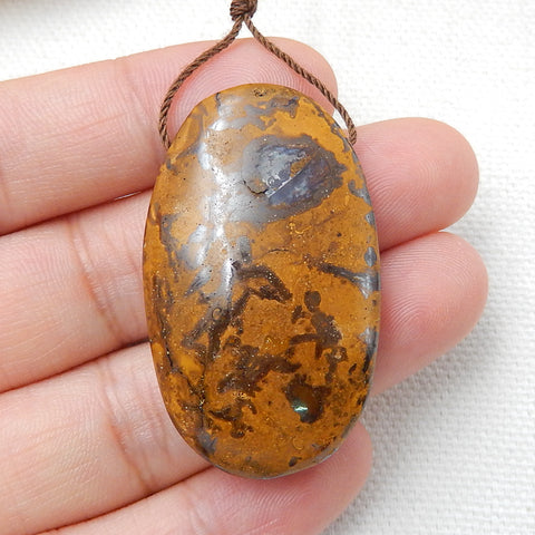 Natural Boulder Opal oval Pendant Bead