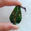 Natural Moss Agate Earring Beads 41X11X4mm, 7.9g