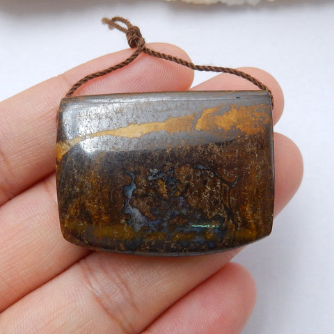 Natural Boulder Opal Pendant Bead