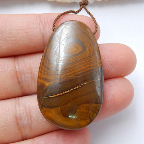 Natural Boulder Opal drop Pendant Bead