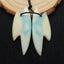 Natural Amazonite Earring Beads 42X17X4mm, 7.9g