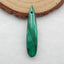 Natural Malachite Pendant Bead 36x8x5mm, 3.3g