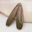 Natural Red Creek Jasper Earring Beads 36x9x5mm, 4.5g