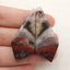 Natural Crazy Lace Agate Earring Beads 41x18x4mm, 8.6g