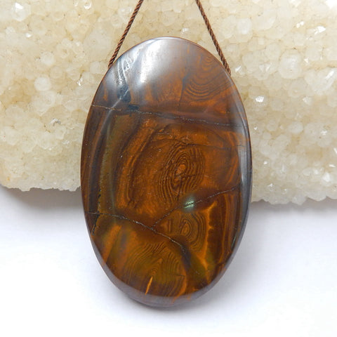 Natural Boulder Opal oval Pendant Bead