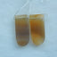 Perles de boucle d'oreille en agate naturelle, 30 x 12 x 5 mm, 6,9 g